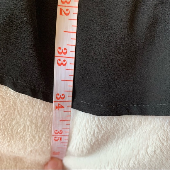 Express Black Fit & Flare Dress with Lace Detail 10 - Picture 12 of 12